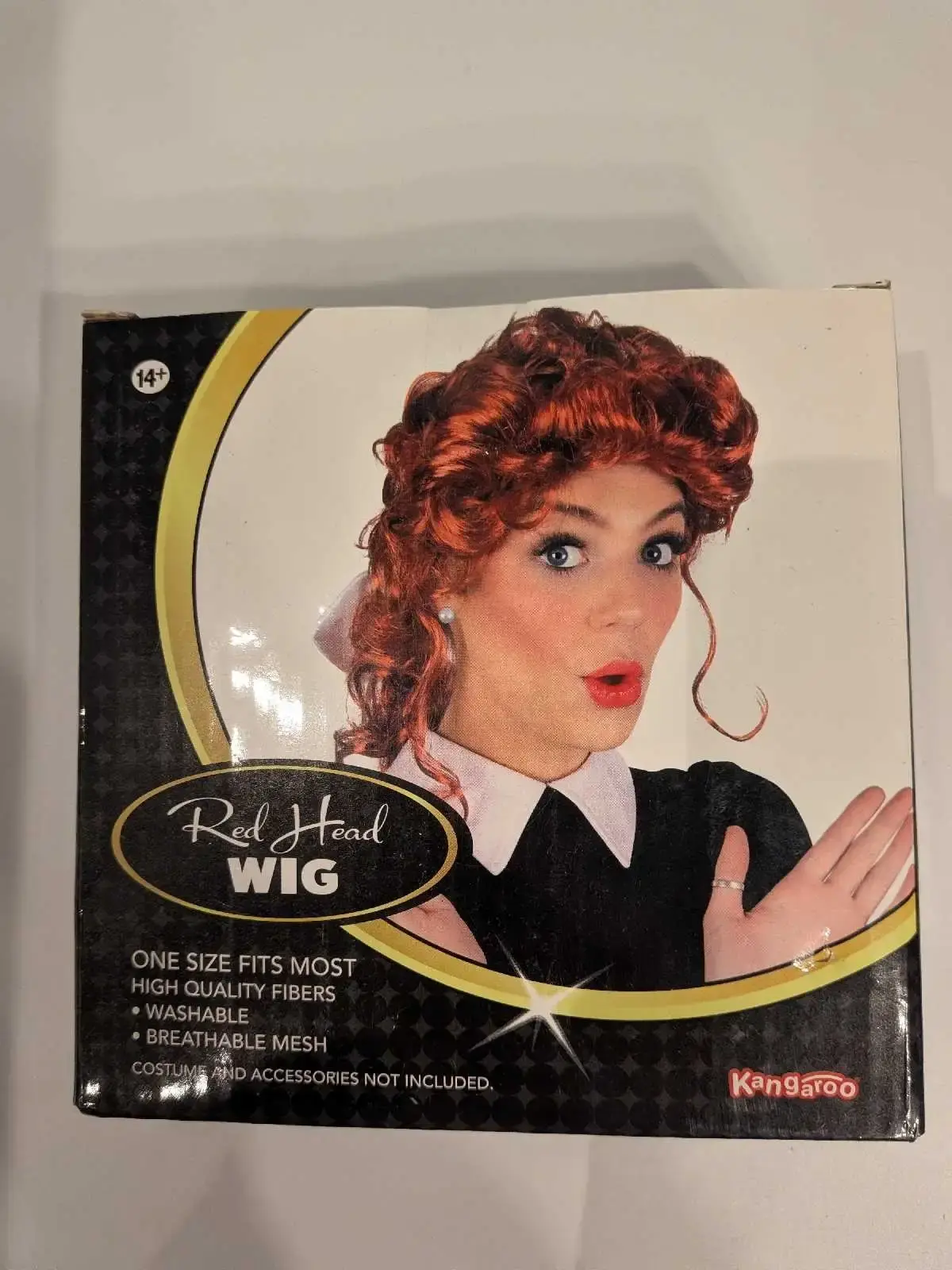 Kangaroo Red Head Costume Wig