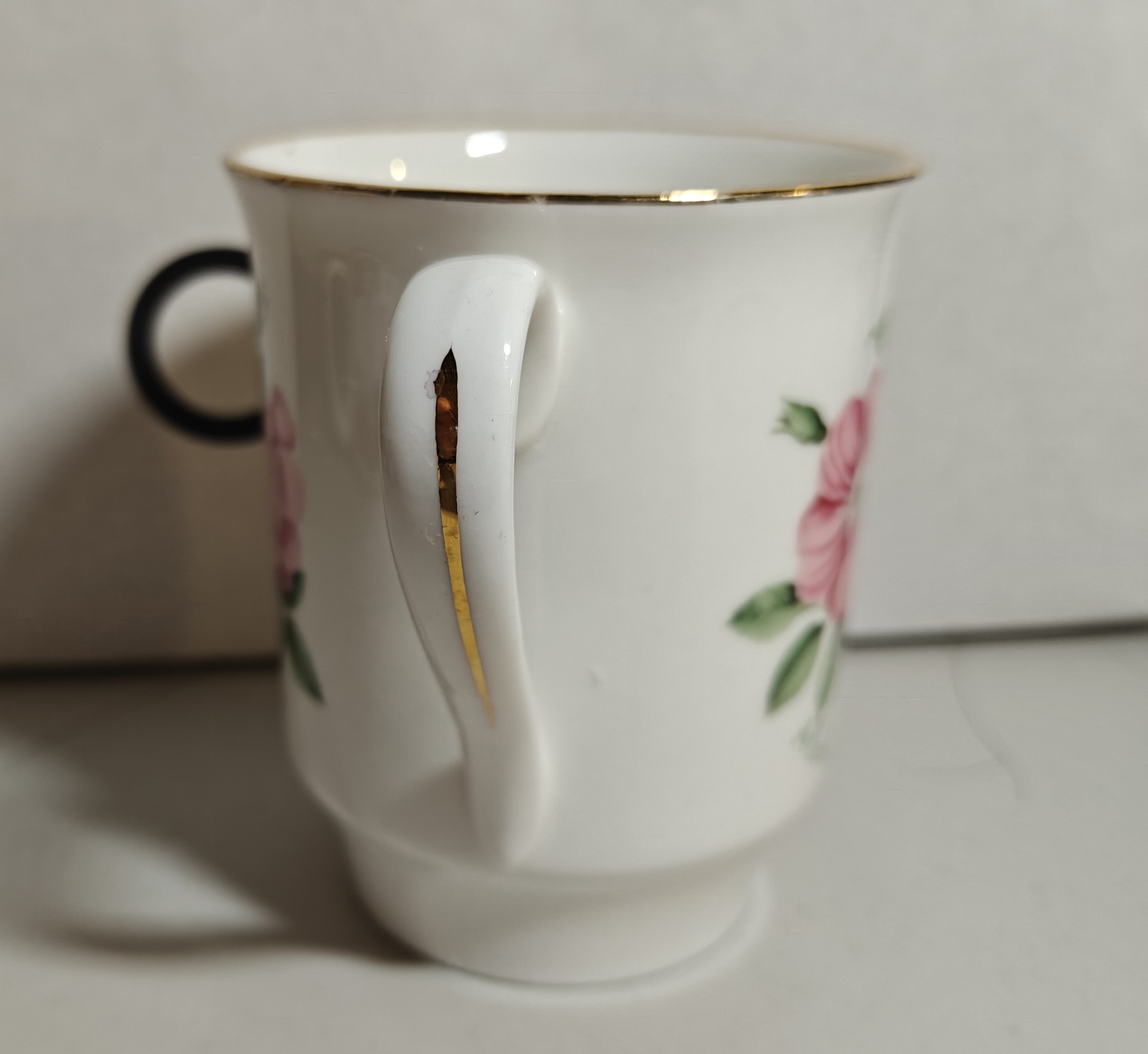 Vintage Hammersley Bone China Mug – Alberta Wild Rose (England) - photo 2