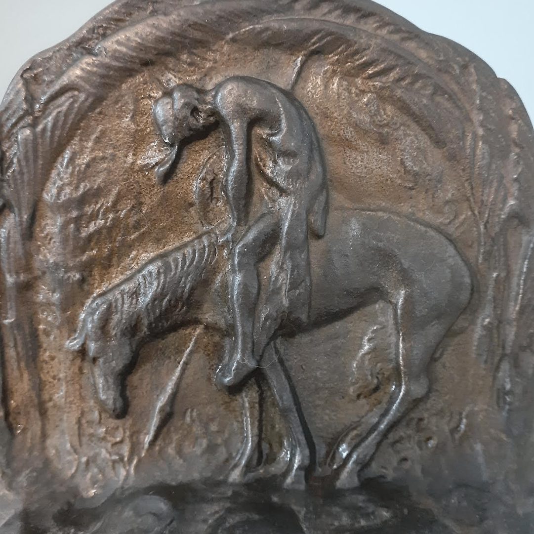 Antique aged Bronze James Earle Fraser End of the Trail Bookend - photo 3