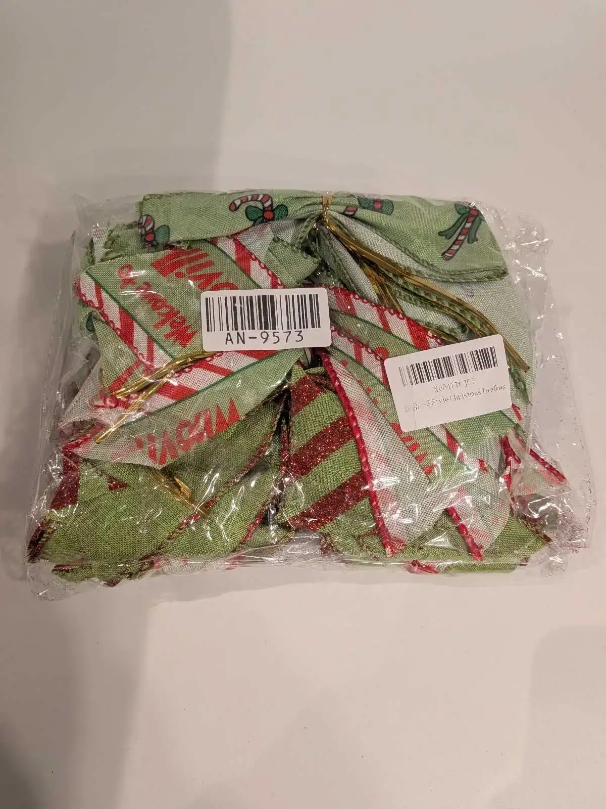 12 Pcs Sparkled Christmas Bows - photo 2