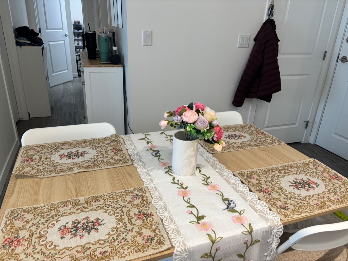 Drop-Leaf Folding Dining Table + 4 Chairs - photo 3