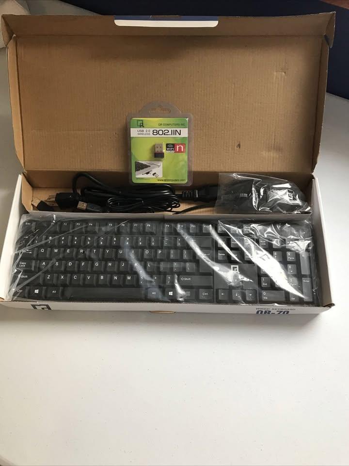 QR-70 USB Keyboard & Mouse Bundle 10 Key Wired - photo 3
