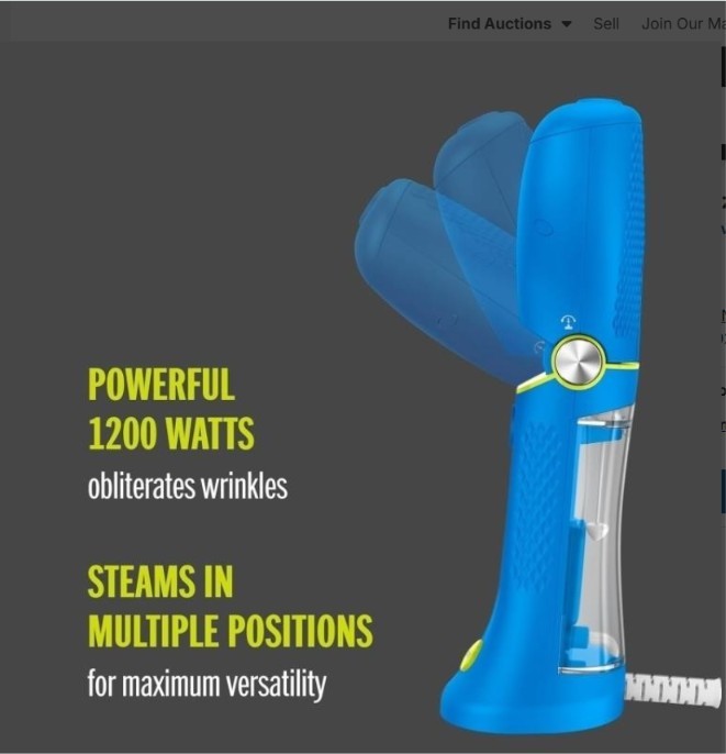 Conair Handheld Garment Steamer for Clothes - photo 3