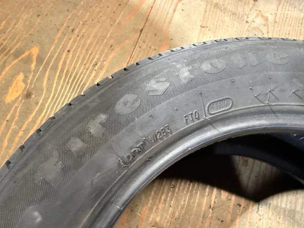 1 X single 215/55/16 93H M+S Firestone FT140 with 60% tread - photo 5
