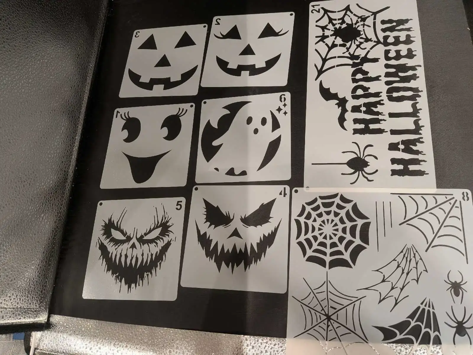 Set of Halloween Stencils
