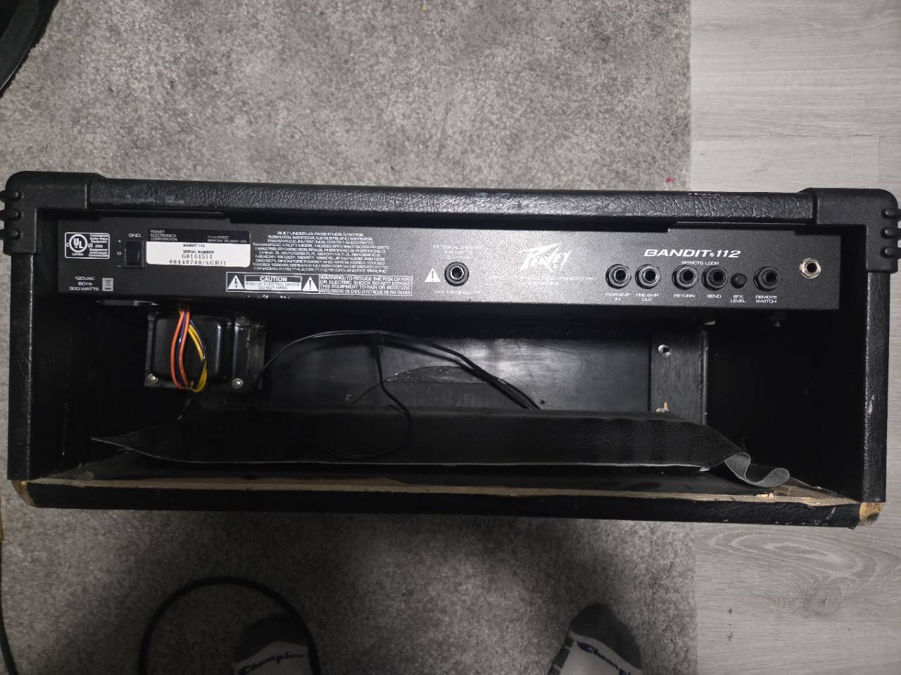 Peavey Bandit 112 Red Stripe Amp Head + Footswitch - photo 2