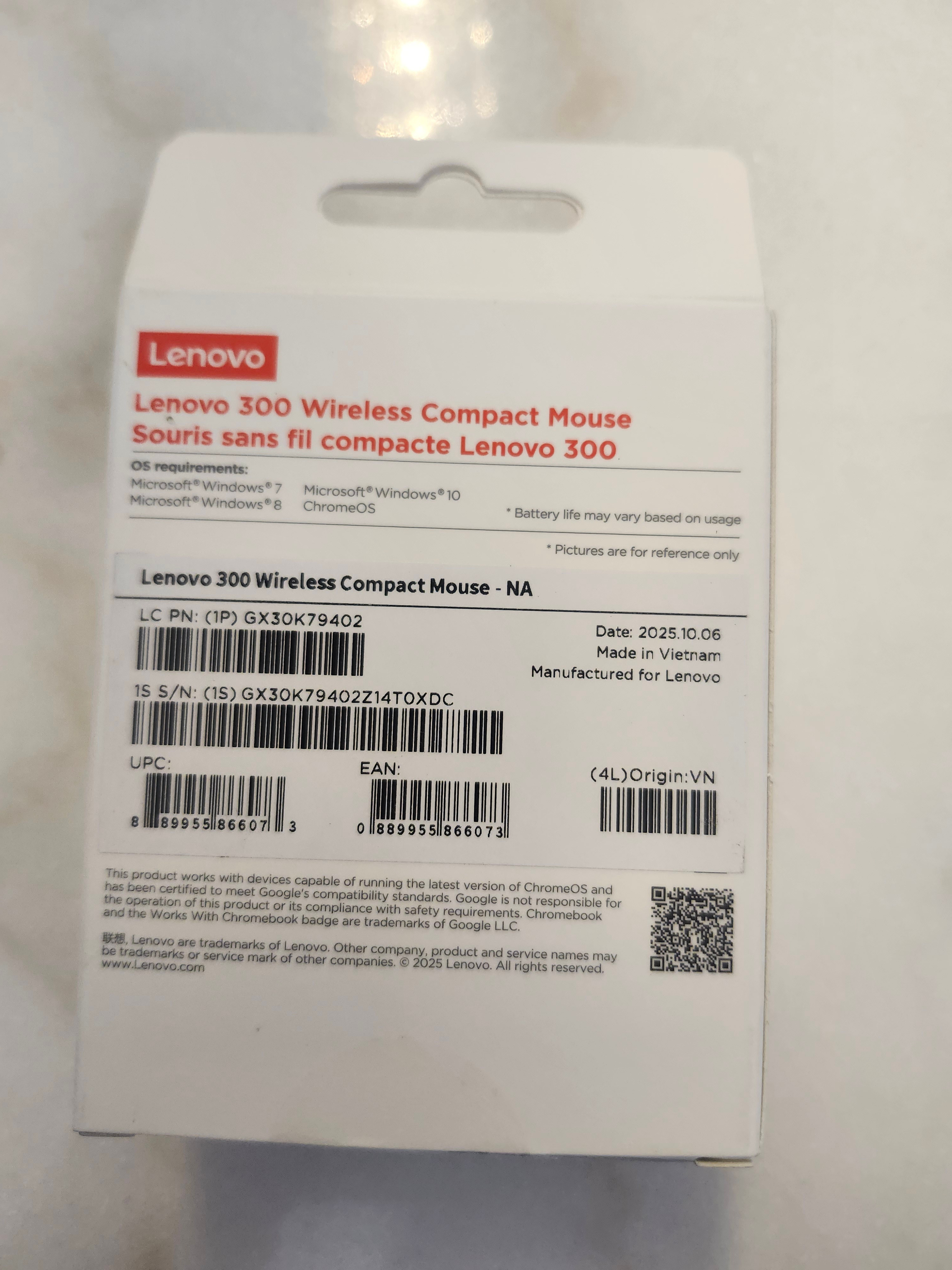 Lenovo 300 Wireless Compact Mouse - photo 2