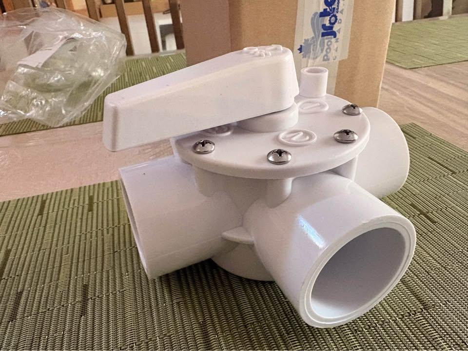 3-Way PVC Diverter Valve 1.5 Inch Pool Spa - Slip x Slip x Slip - photo 5
