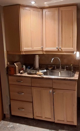 Complete Kitchenette / Wet Bar Cabinet Set
