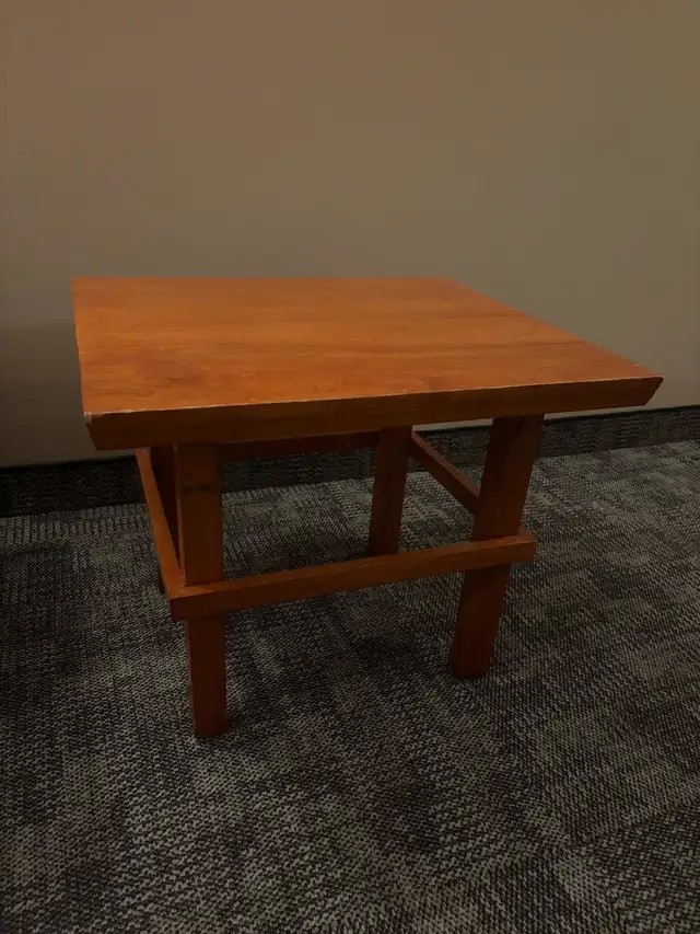 Mcm Solid Wood Side Table Set - photo 5