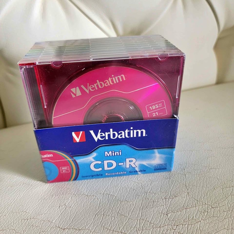 10-pack of Verbatim Pocket Mini CD-R recordable discs (Model