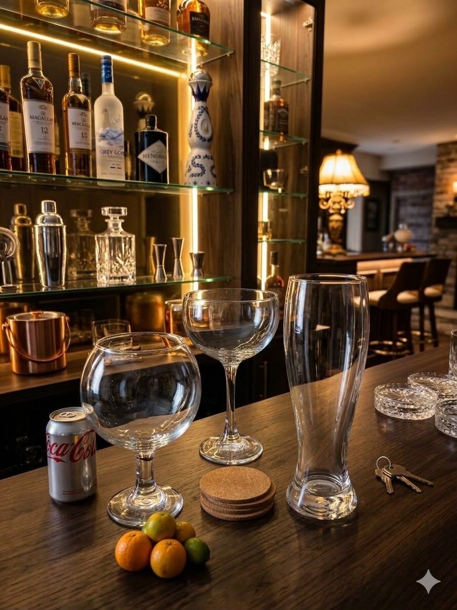 Extra Large Bar Glassware Set