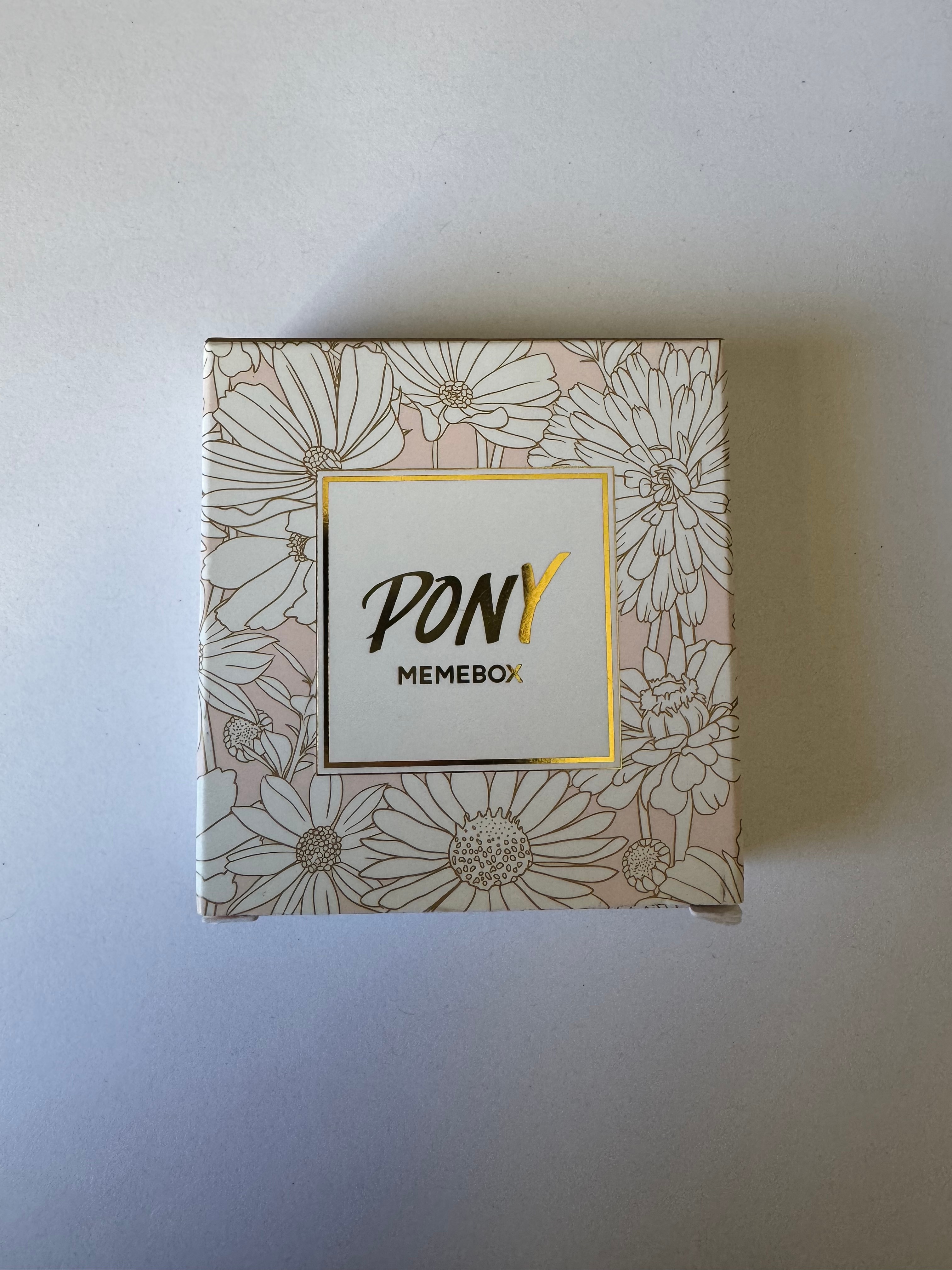 PONY x Memebox Shine Easy Glam 3 Eyeshadow Palette, 02Pink Bloom