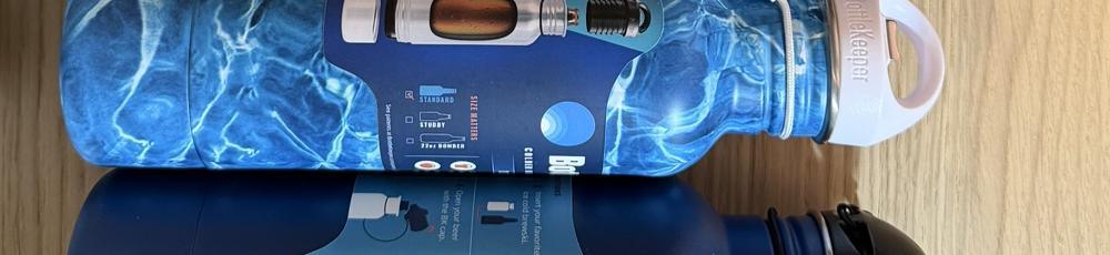 BottleKeeper Standard 2.0 Beer Bottle Insulator - Blue Marble - photo 2