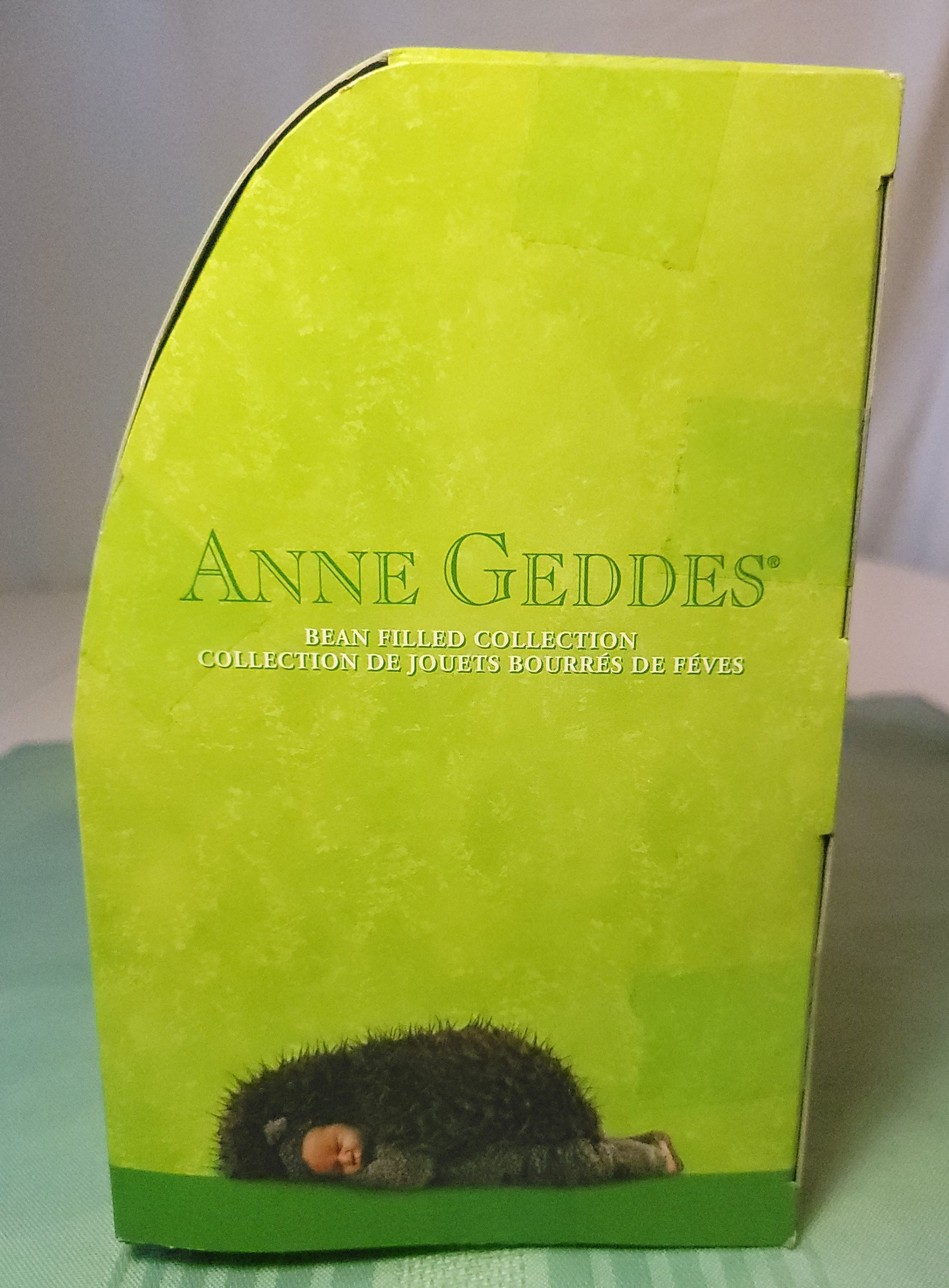 2006 Anne Geddes Bean Filled Baby Hedgehog Doll Plush New In Box - photo 4