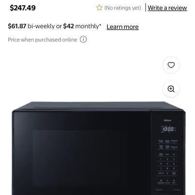 Panasonic NN-SC64MBC Inverter Microwave 1.3 cu ft — New in Box