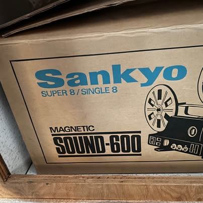 Sankyo Sound-600 Projector, Da-Lite Screen & Splicer