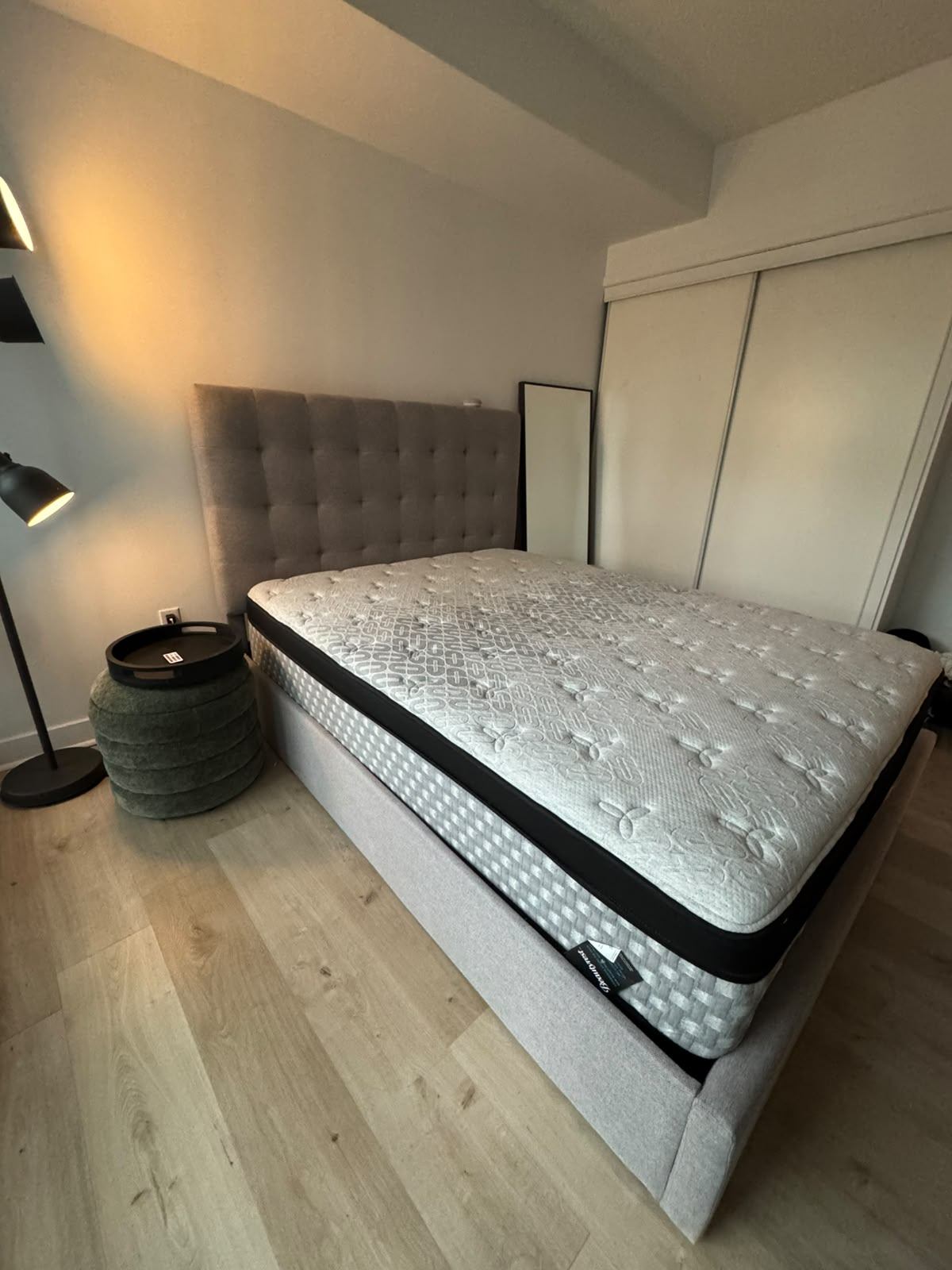 Queen Bed Set:  Mattress + Upholstered Storage Bed Frame - photo 5