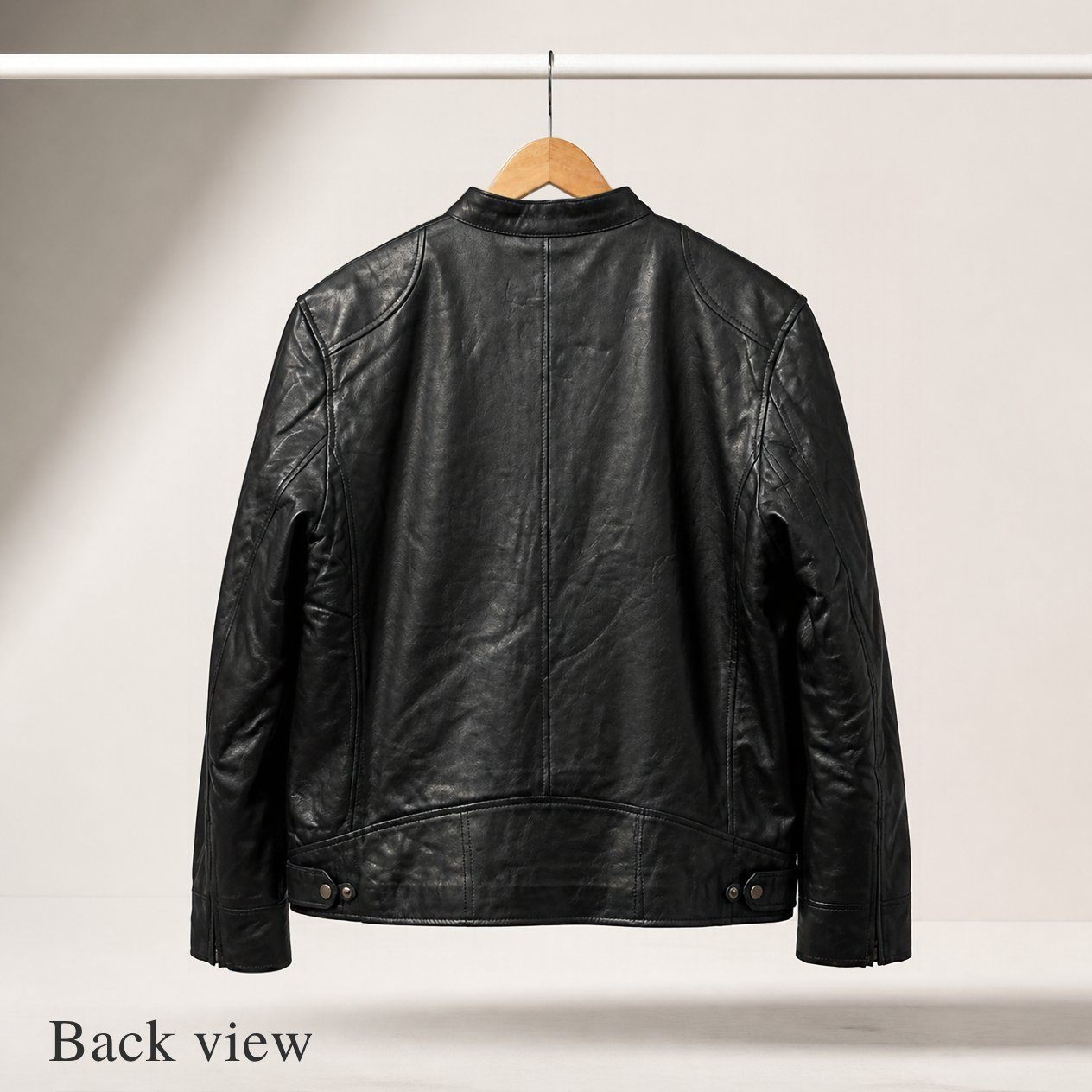 JKT-063 — Men's Dodge leather moto jacket — brand new, size 2XL - photo 2
