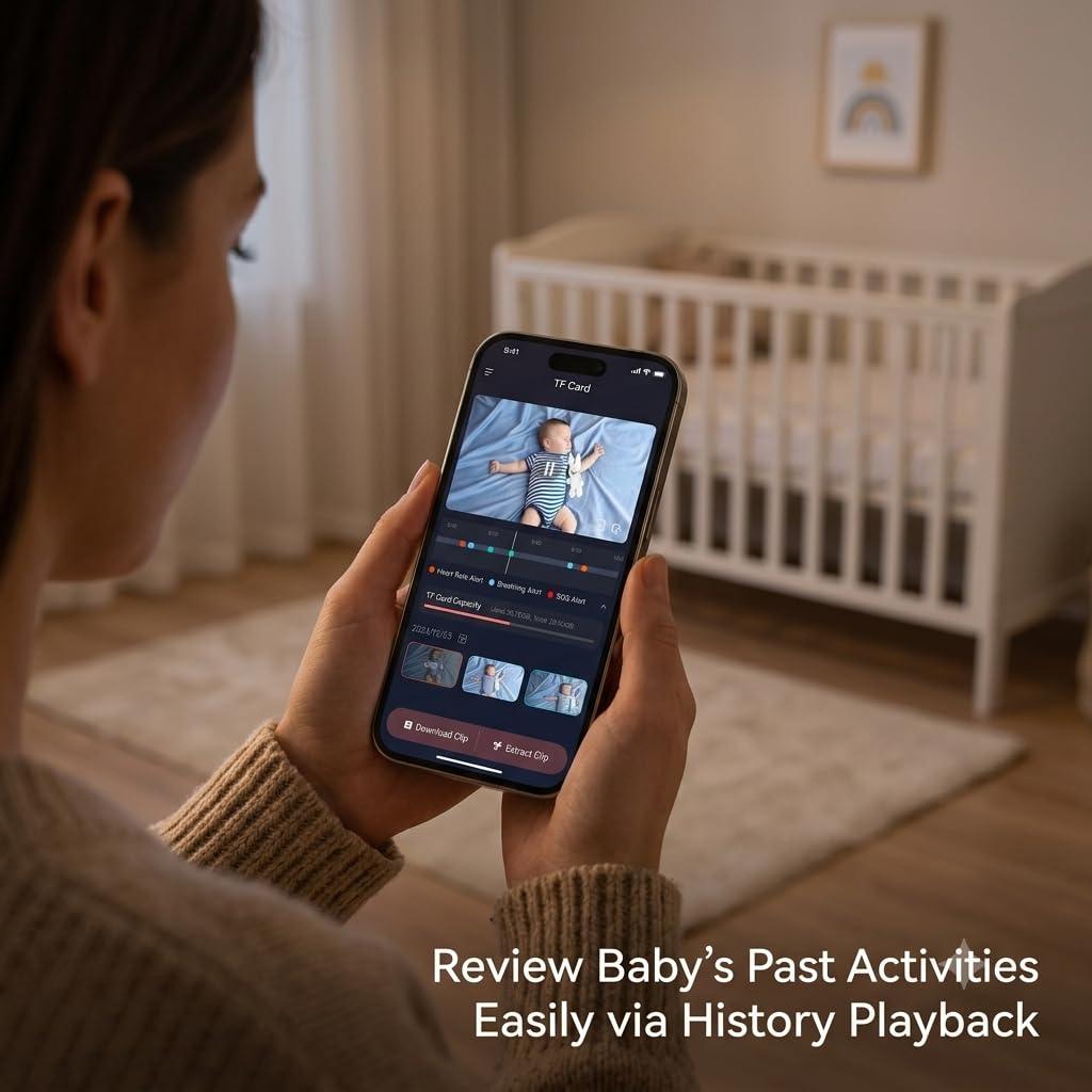 NEW~ iBaby i7 Baby Monitor – 1080p, 360° View - photo 5