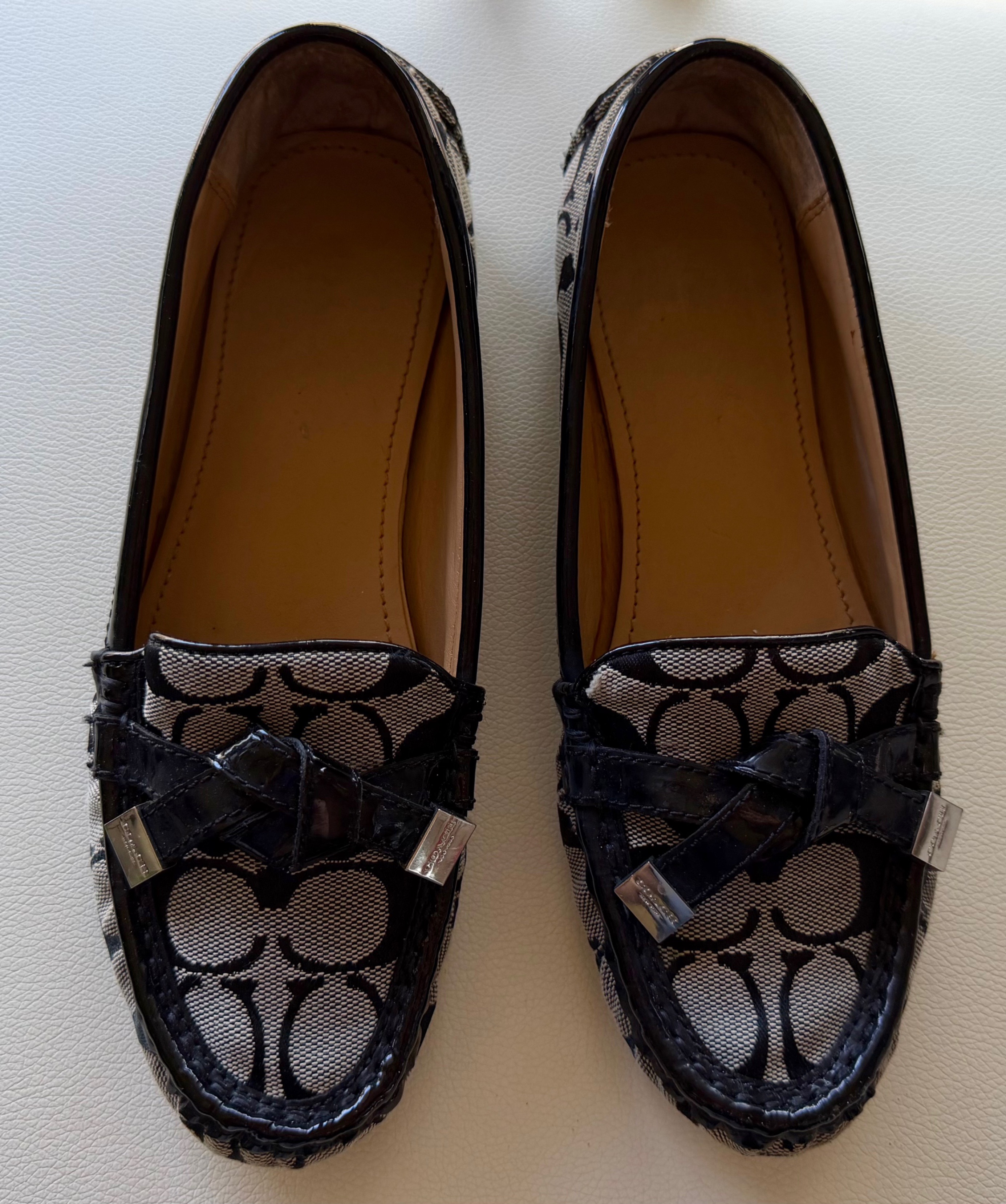 COACH Signature Loafers - Women’s Size 36.5, Like New - photo 3