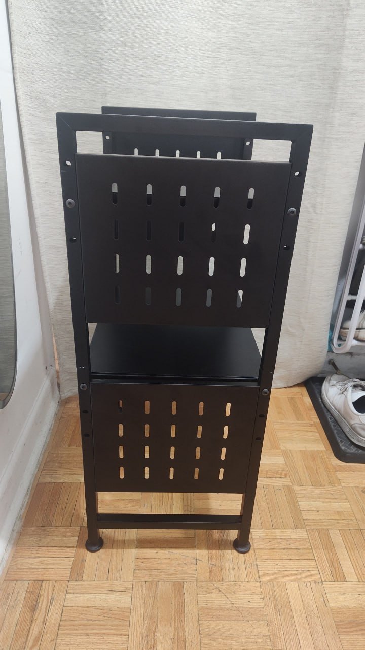 Adjustable Height Microwave Oven Rack, Countertop Kitchen Shelf - photo 4