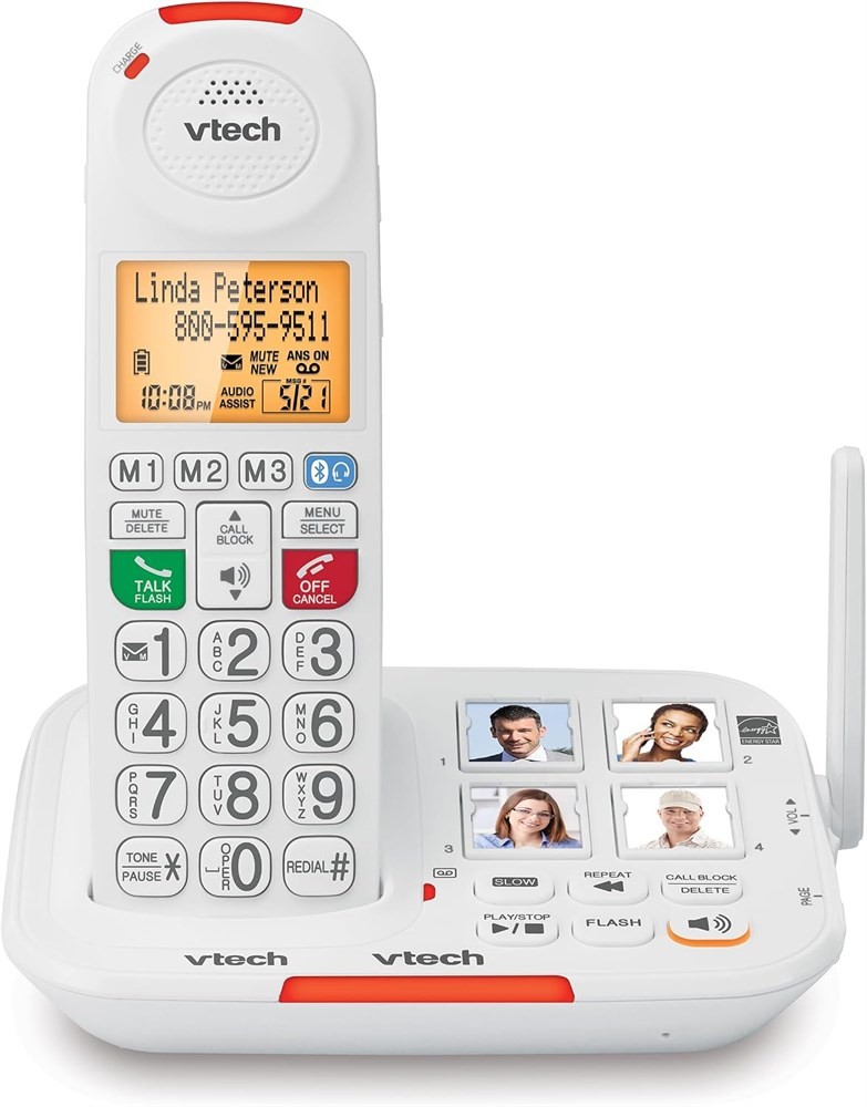 VTech SN5127 Amplified Cordless Phone with Answering Machine