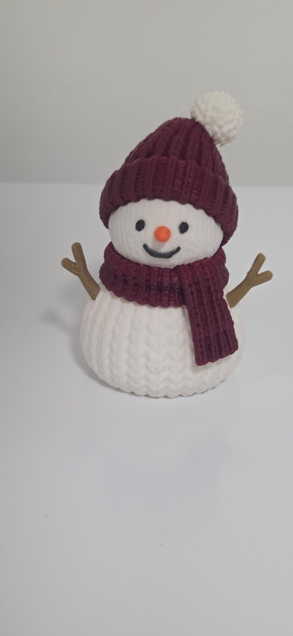 Knitted Snowman — 3D Printed Christmas Decor · $10 - photo 3