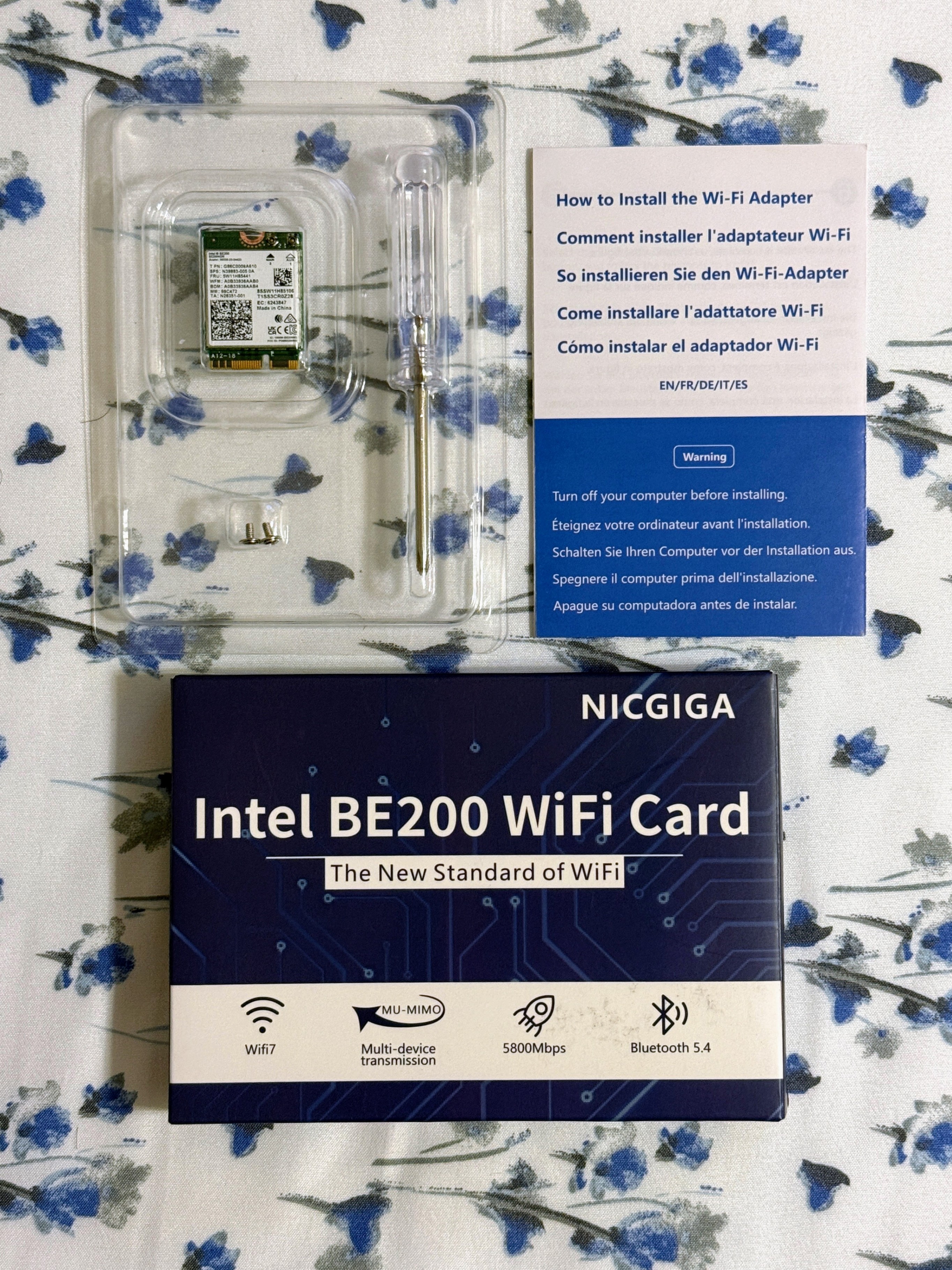 Intel BE200 NGW Wi-Fi 7 Wireless Card - photo 2