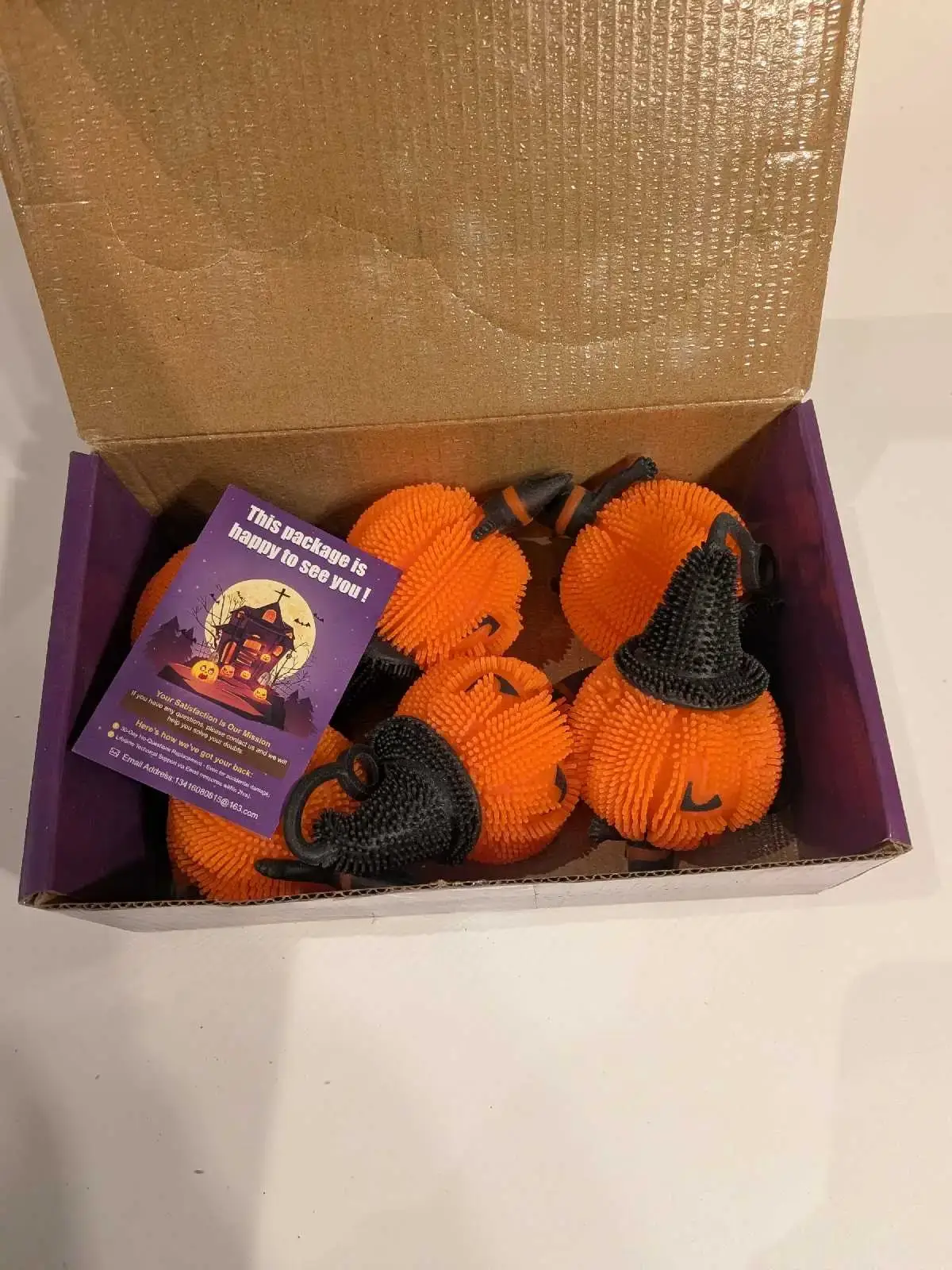 Wupsaoe Halloween Light-Up Pumpkin Toys, 6 Pack - photo 2