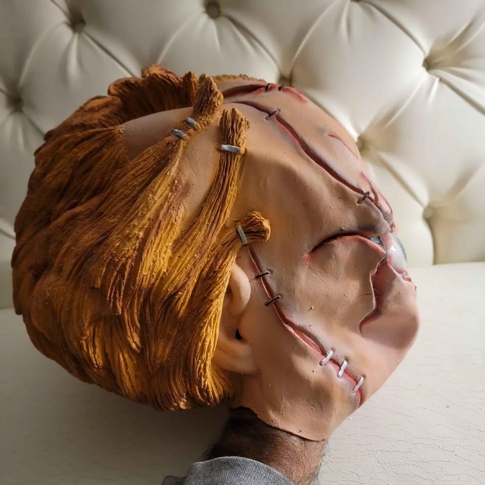 Chucky Scary Doll Mask - Mask Illusions by Rubie's #67070 - - photo 2