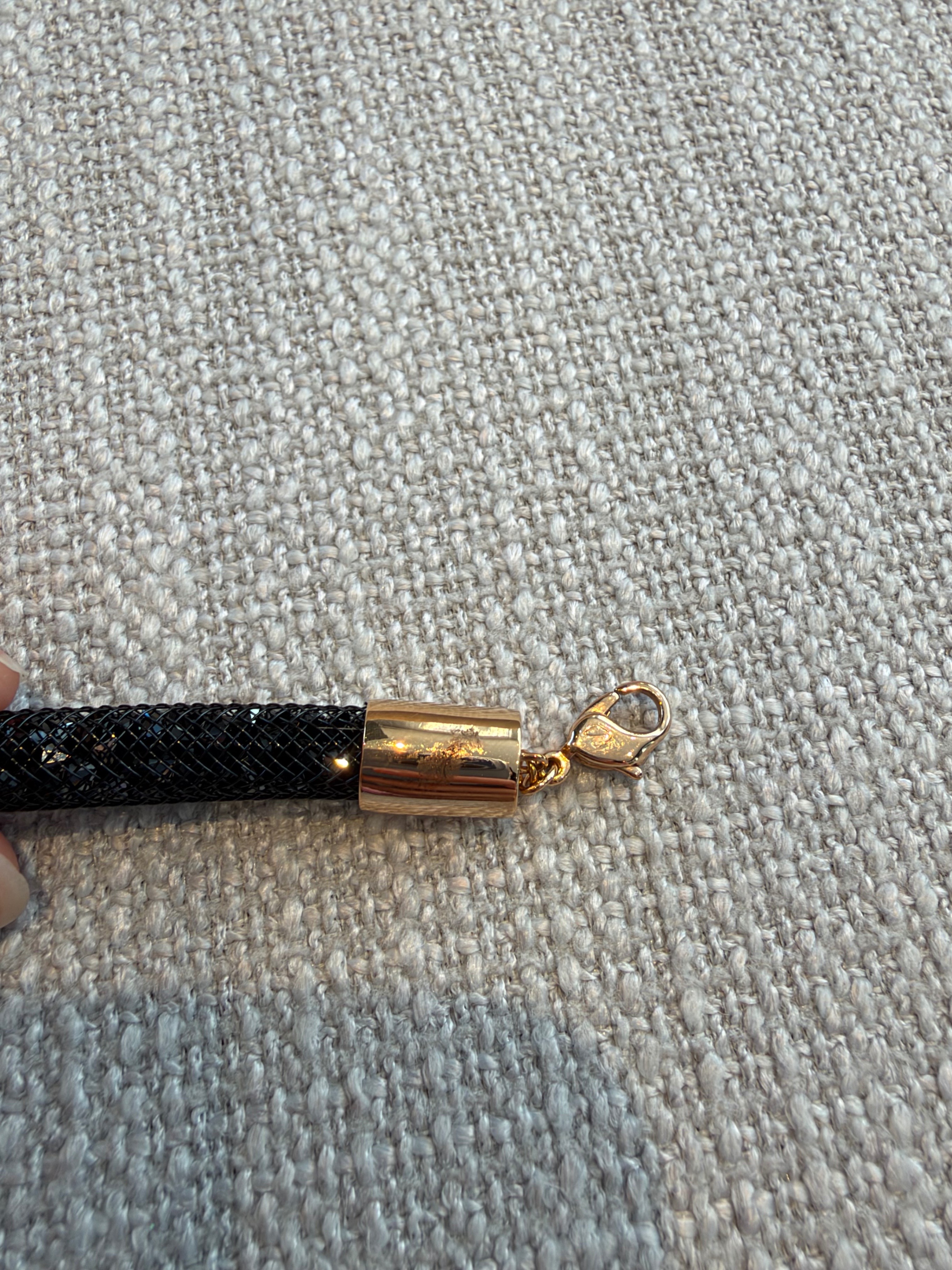 Swarovski Stardust Gradient Necklace, Black & Rose Gold Tone - photo 4