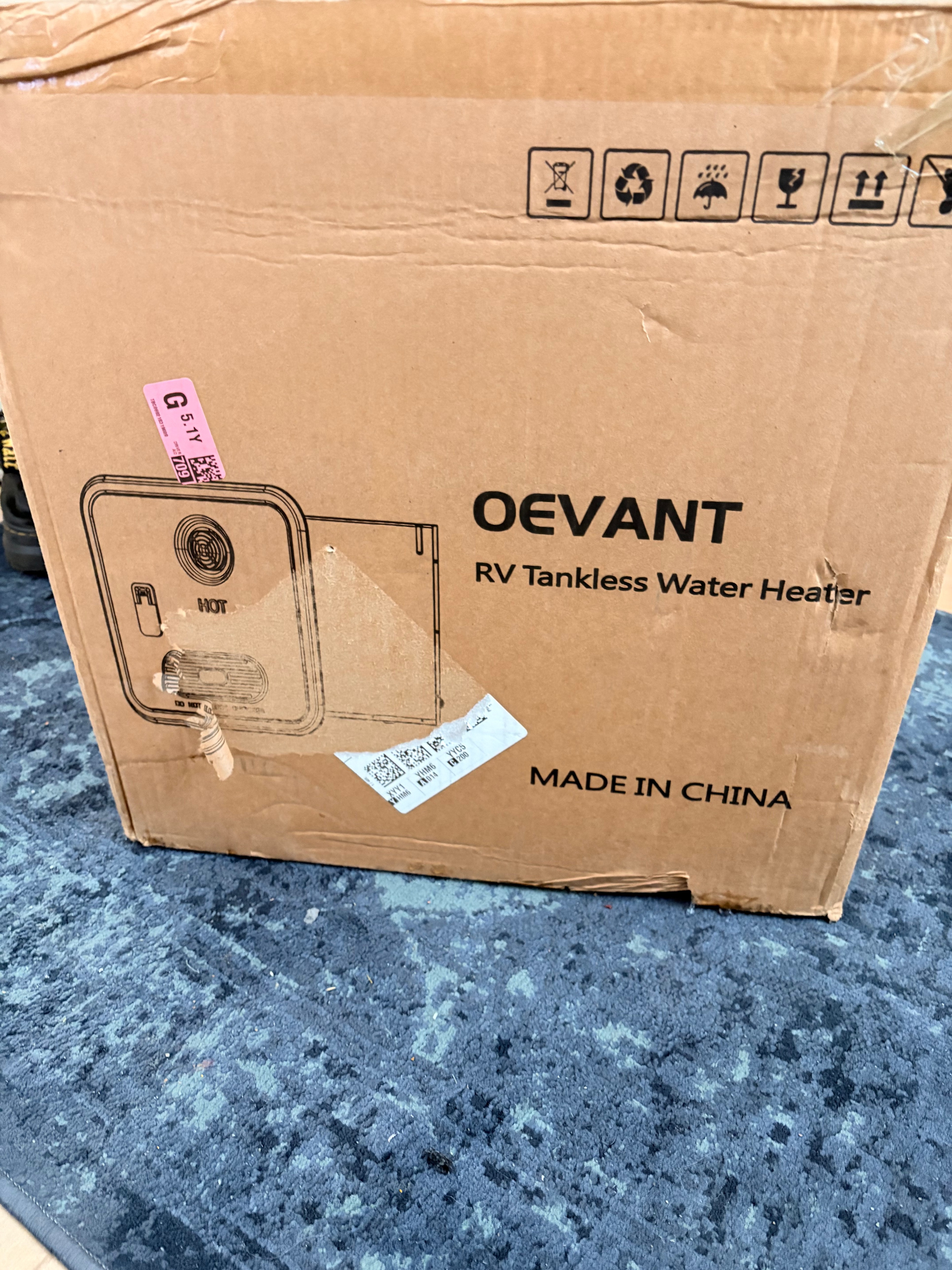 RV Tankless Water Heater,55,000 BTU Instant Water Heater - photo 2