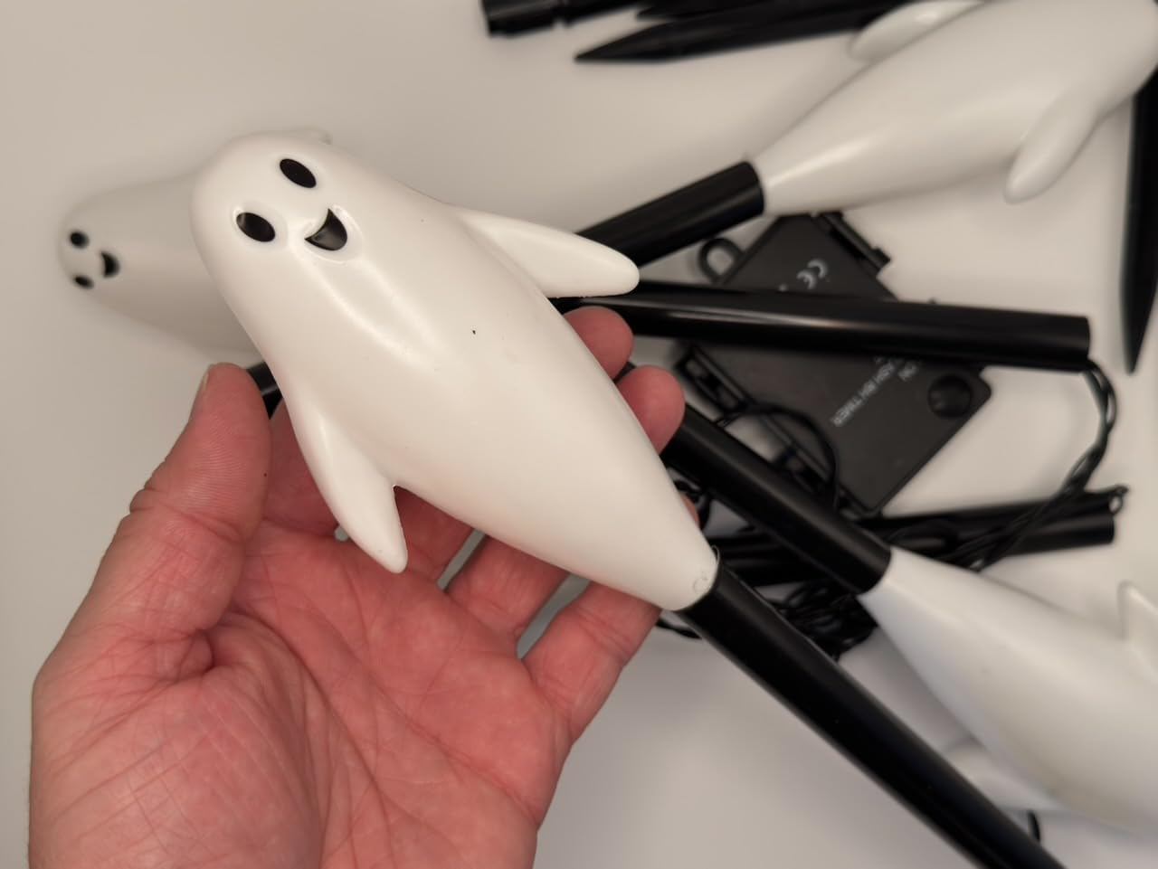 Halloween Ghost Lights - outdoor pathway / garden decor - photo 4
