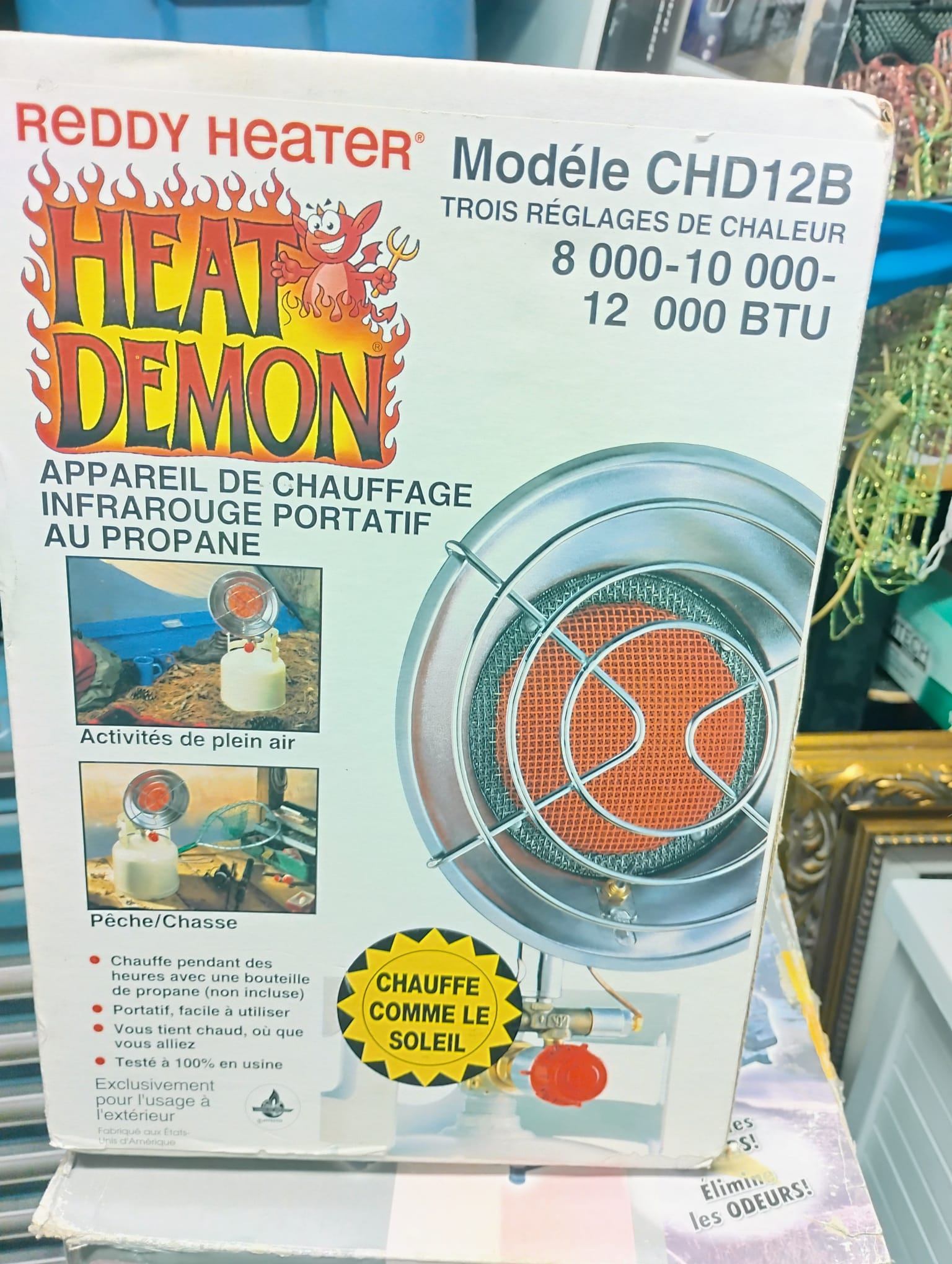 REDDY HEATER Heat Demon Portable Propane Heater Model HD12 - photo 3