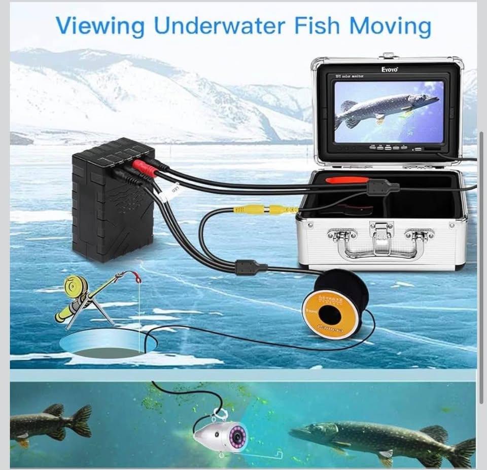 New Eyoyo Underwater Fishing Camera 7 inch Color - photo 3
