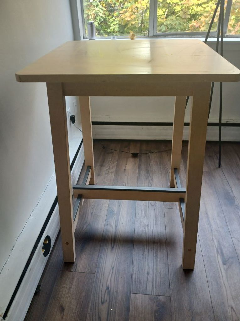 Solid Birch Bar Height Table - photo 3