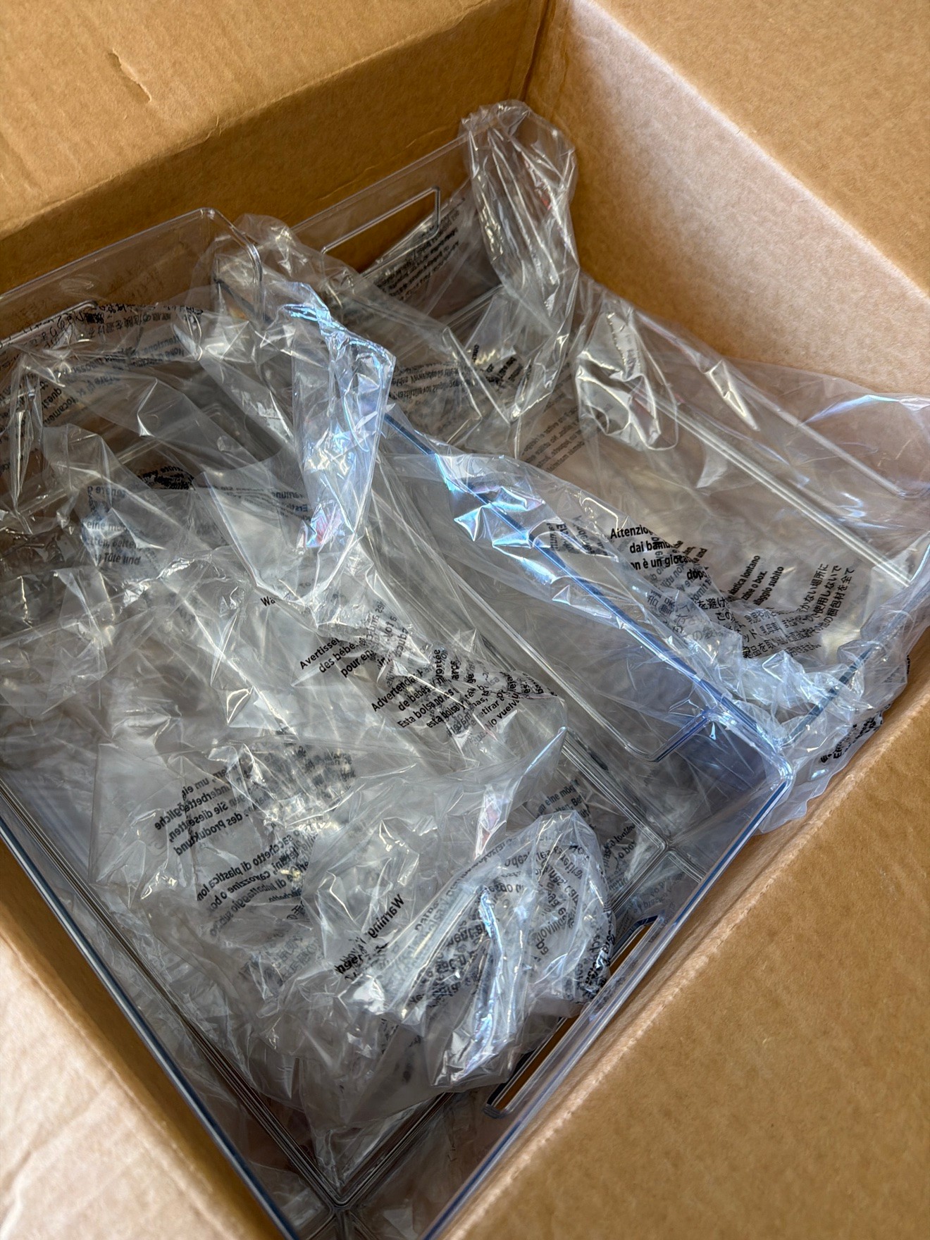 Clearly Open Front Storage Bin 16x10x6 — 4 Pack — New - photo 2