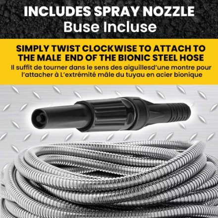 Bionic Steel Hose pipe 100ft