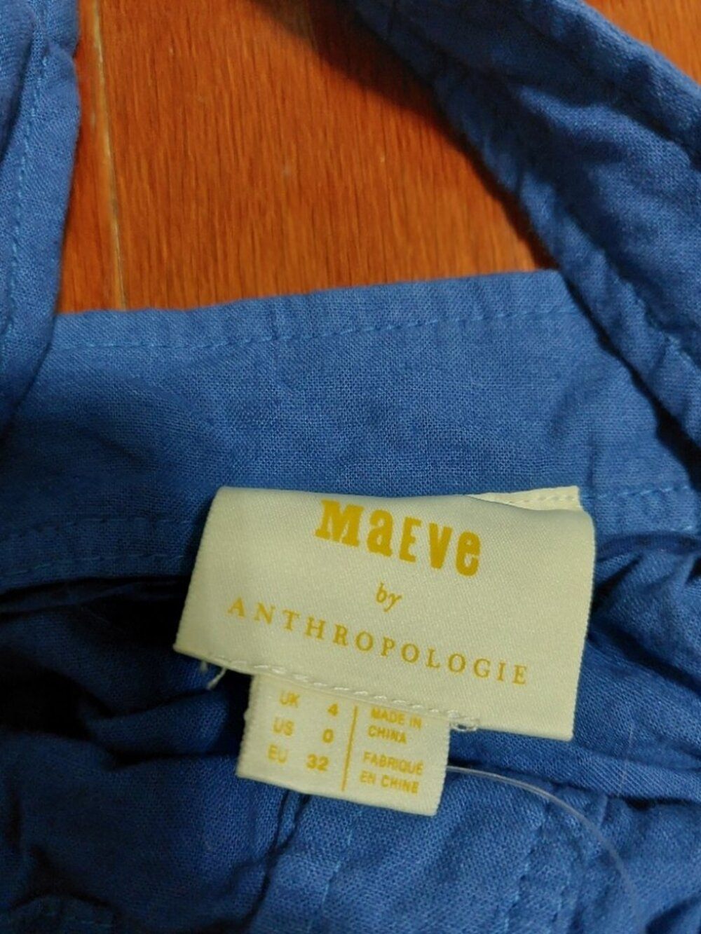 Maeve Blue Womens Top Size 0 NWT - photo 3
