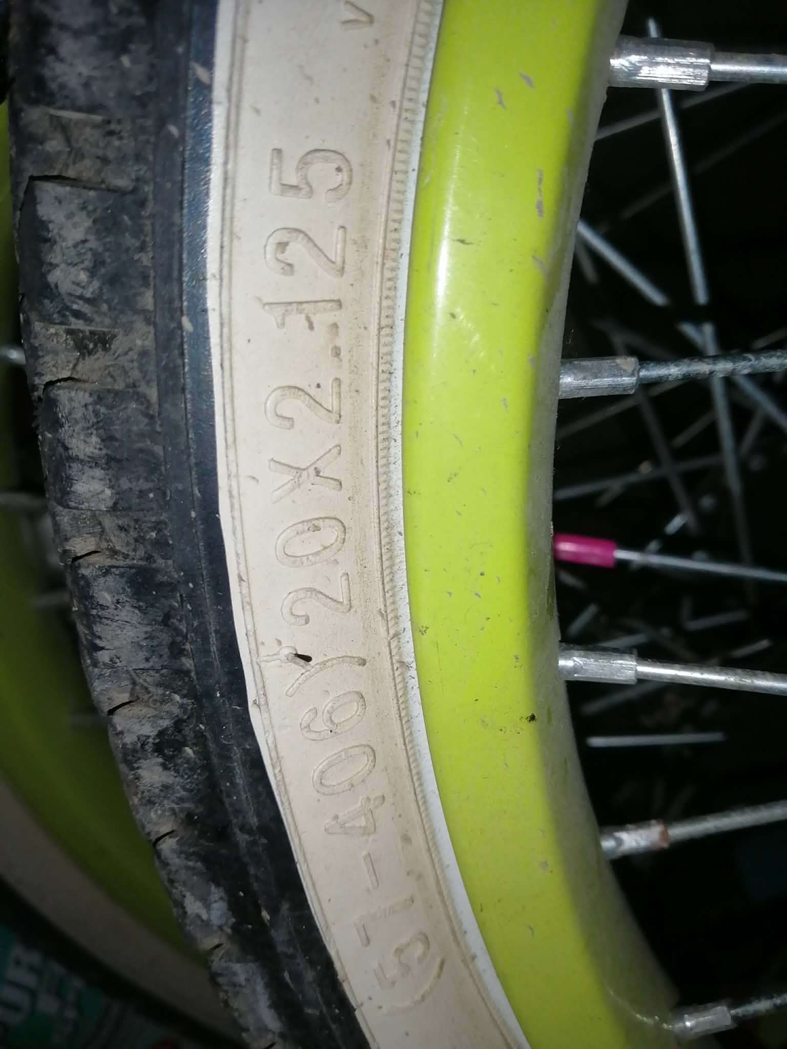 2x BMX bike 20'' size bicycle wheels,single speed. cash or trade - photo 2