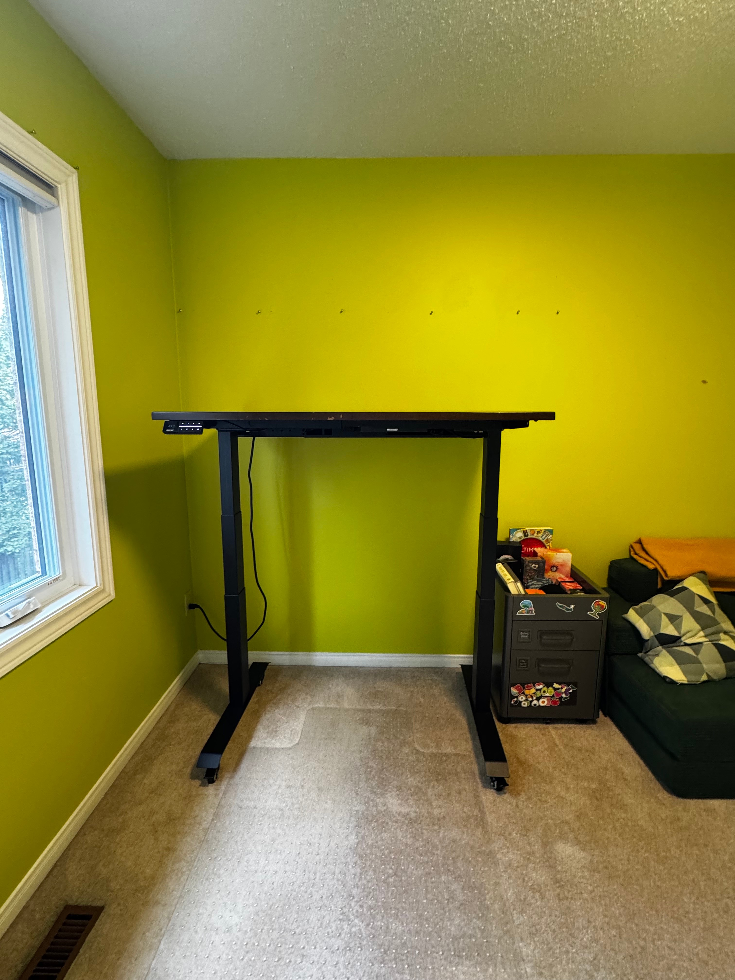 Desky Dual Motor Sit Stand Desk (48 x30 Solid Rubberwood) - photo 3