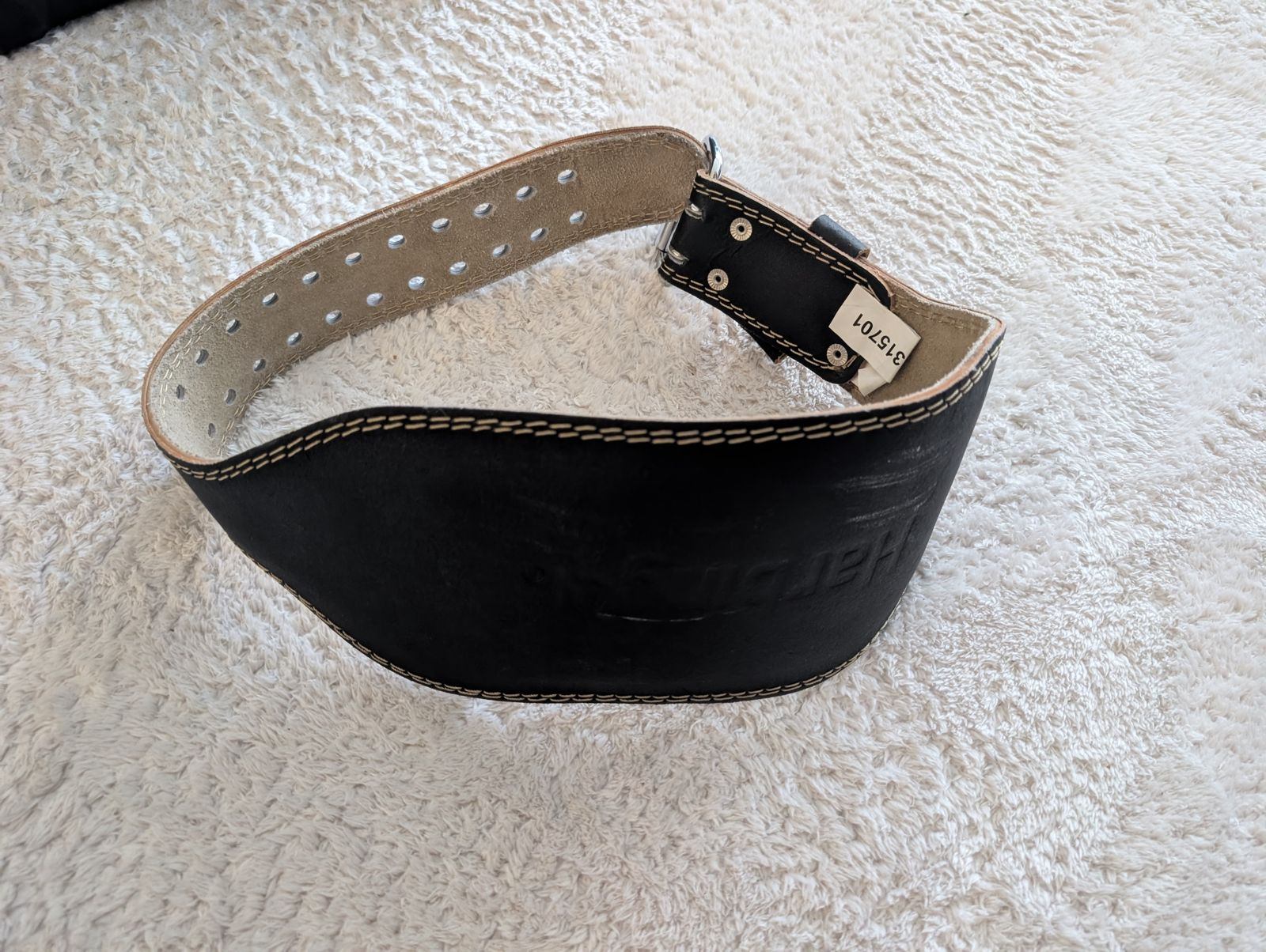 Harbinger leather lifting belt