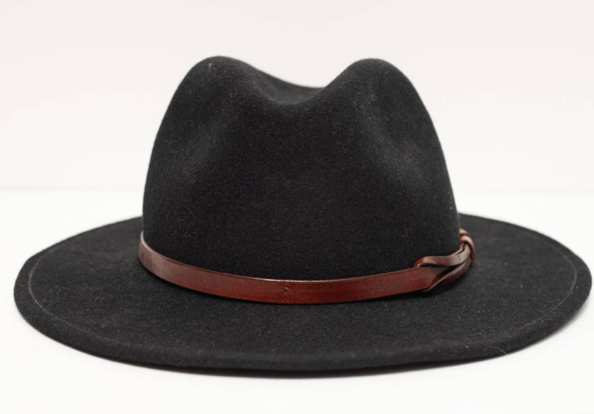 European Wool Felt Fedora Hat (Size 55) Water-Repellent - photo 2