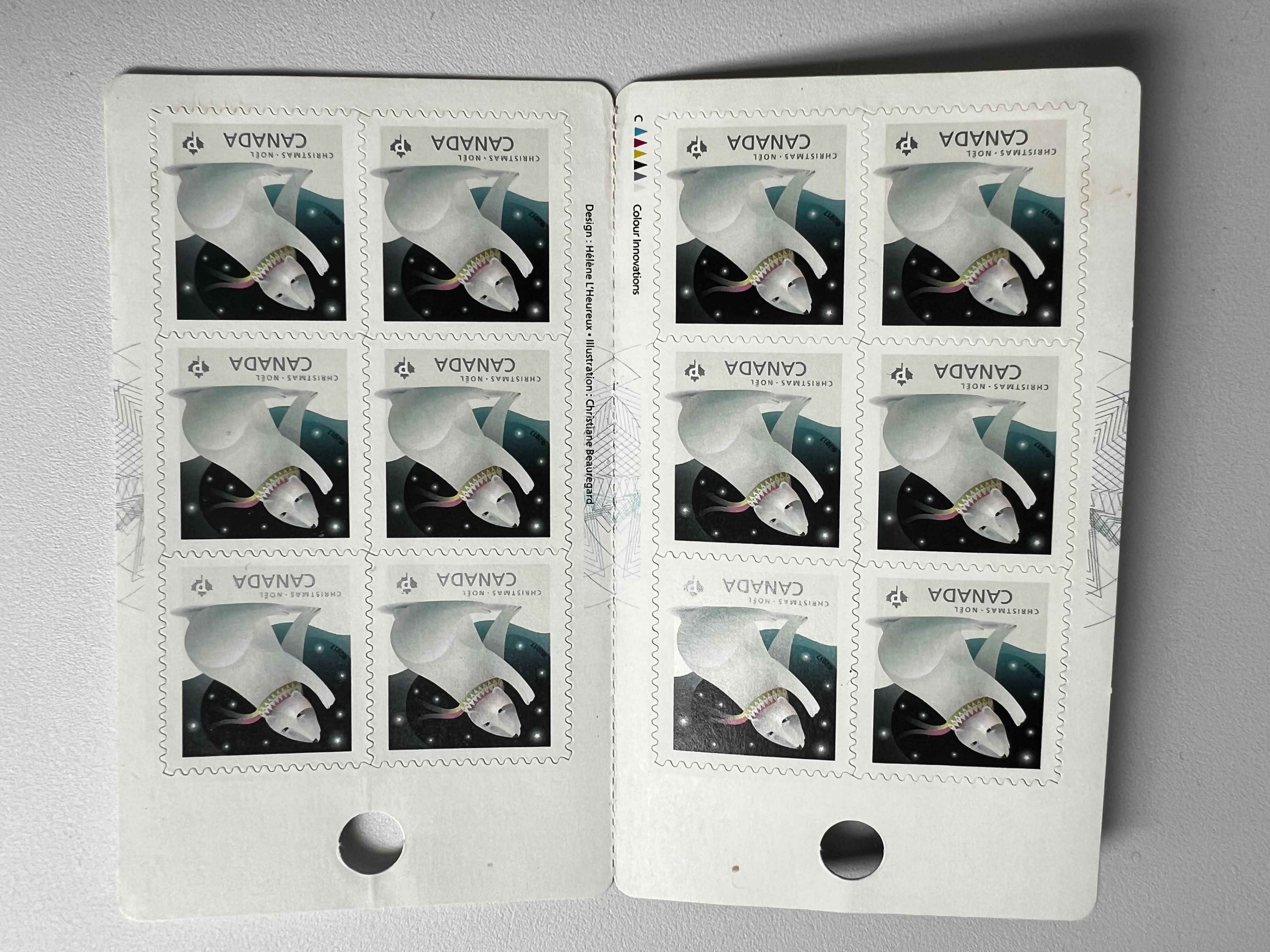 Canada Post Christmas Stamps – $10 - photo 2