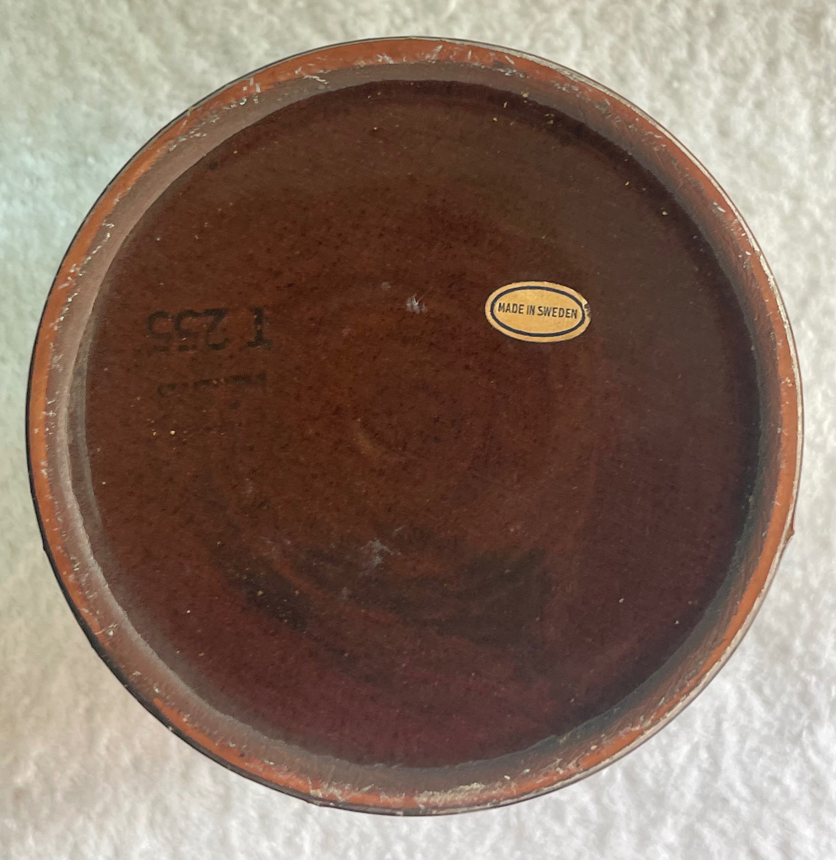 Vintage MCM Gabriel Sweden Ceramic Vase (T 255) - photo 5