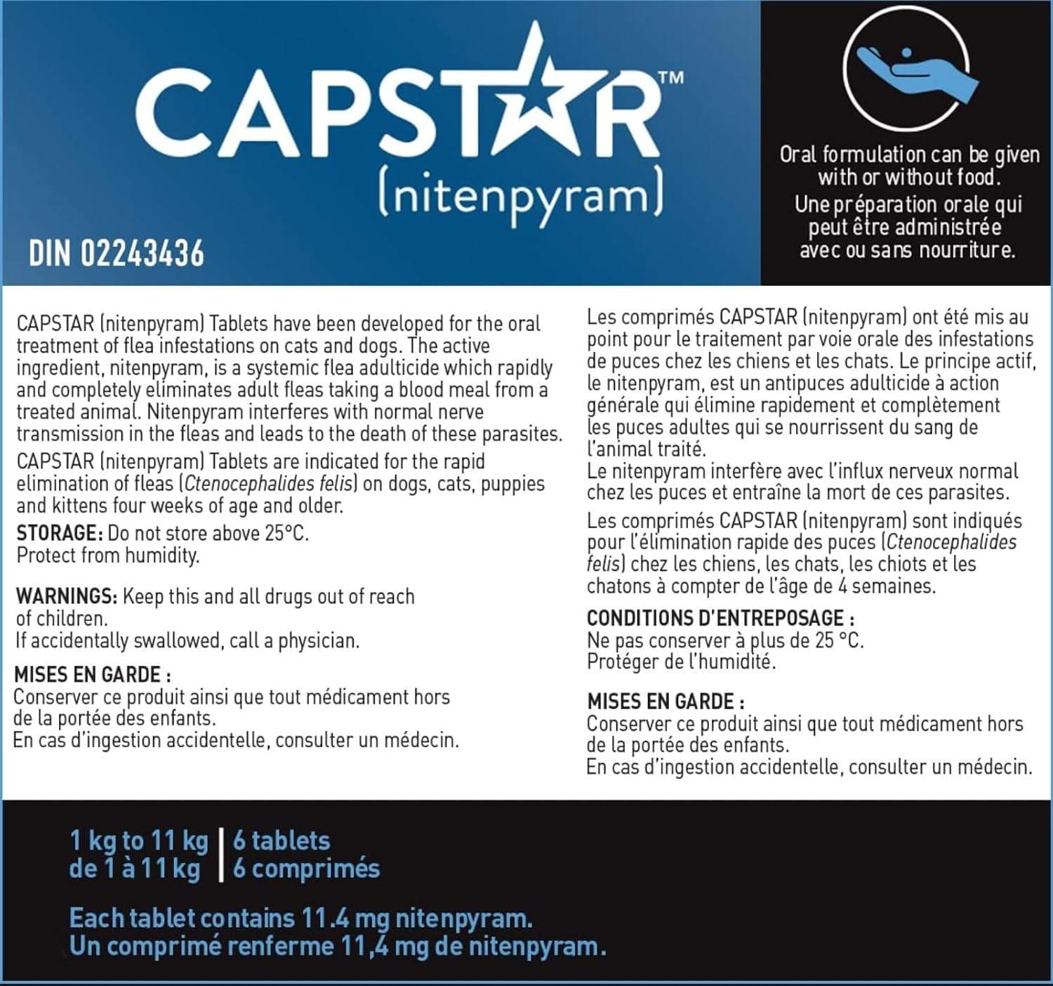 Capstar Flea Treatment Small Dogs & Cats 1–11kg – 6 Pack - photo 4