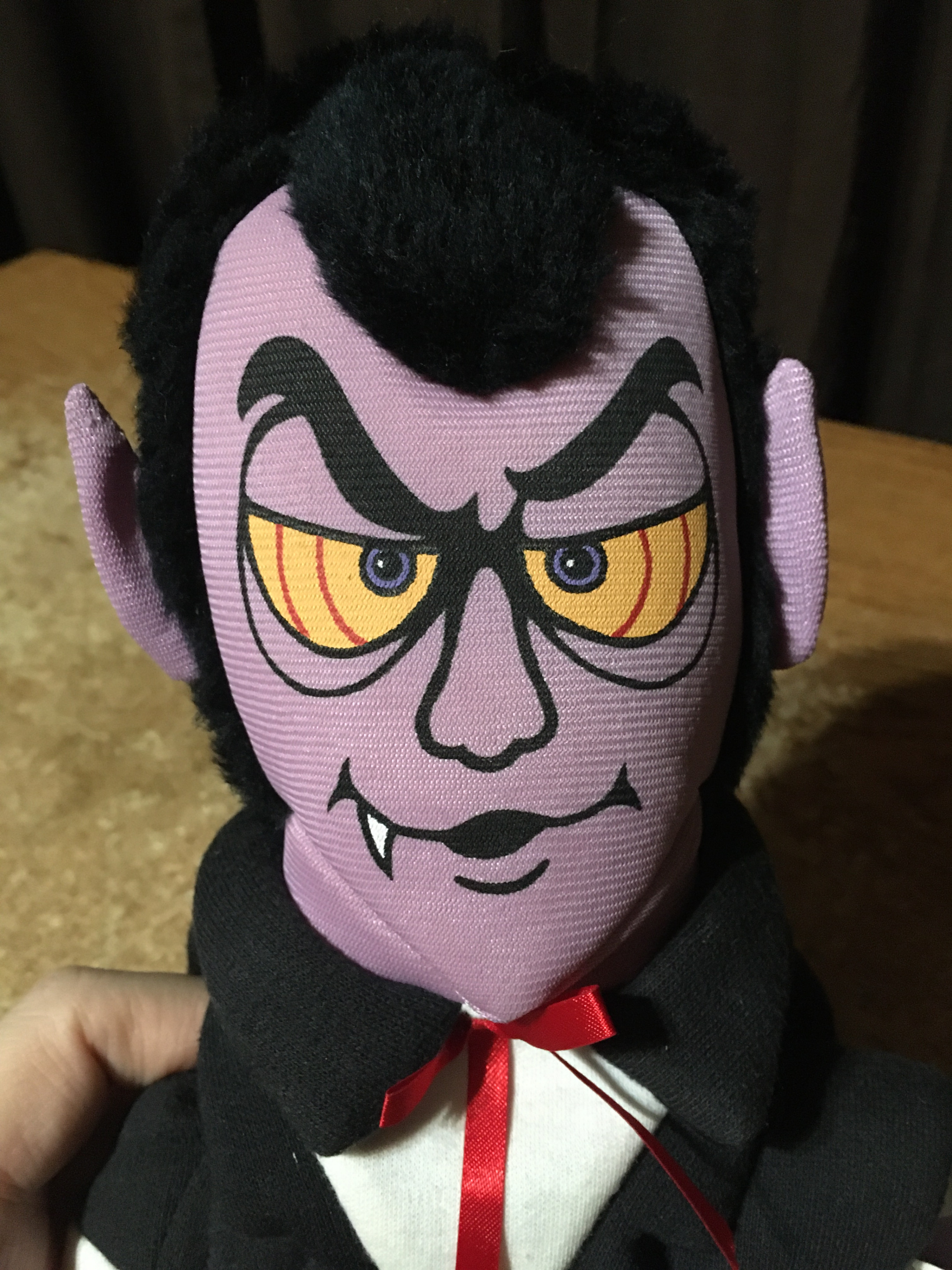 VINTAGE 1989 APPLAUSE GHOST ALLEY HAND PUPPET DRACULA VAMPIRE 10 - photo 2