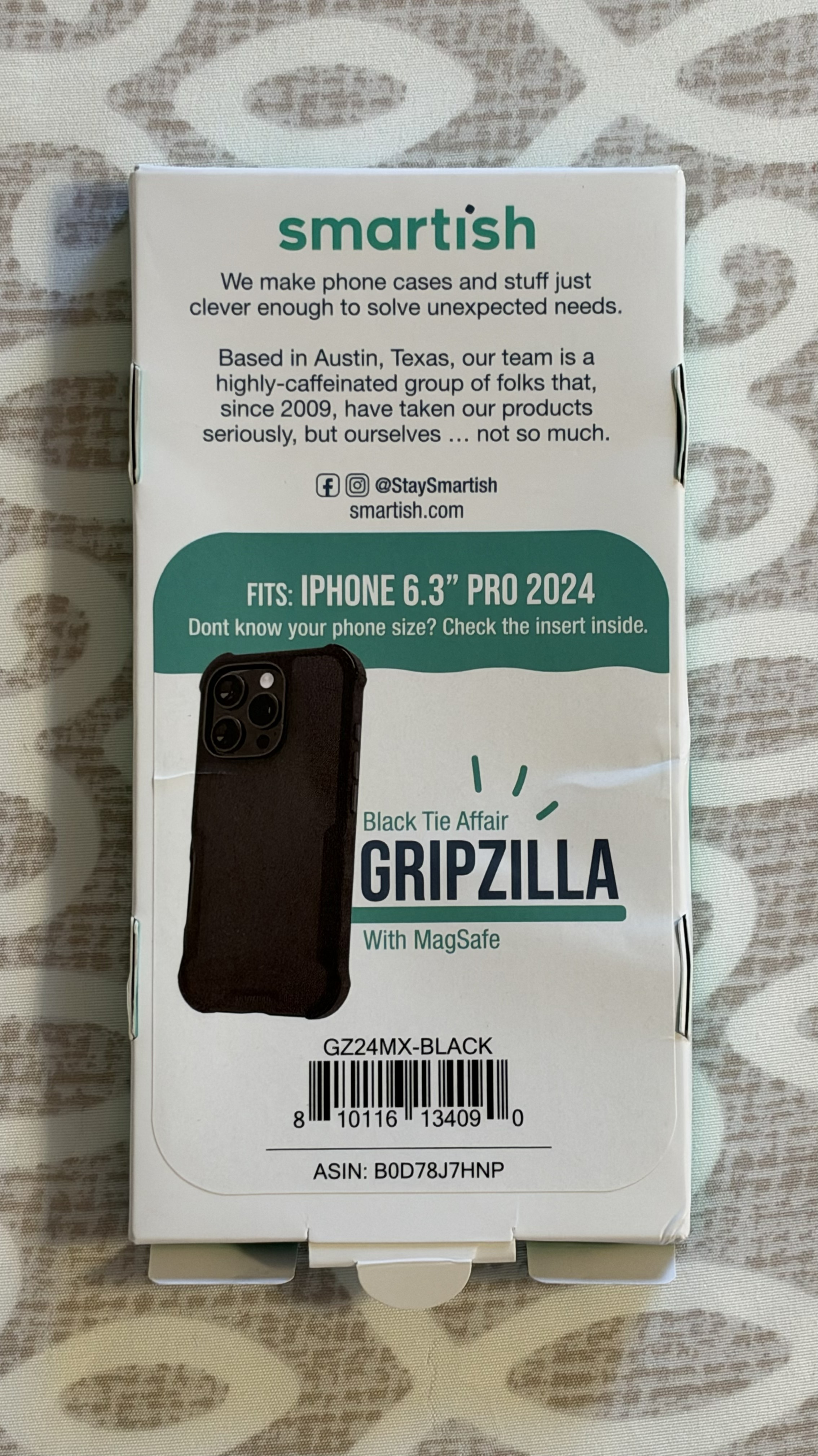 Smartish iPhone 16 Pro Gripzilla case