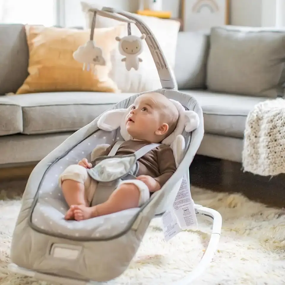 2-in-1 Lightweight Infant to Toddler Rocker and Baby Bouncer - photo 2
